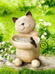 Vogeltränke "Katze"
