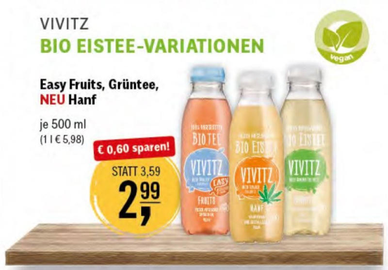 Vivitz Bio Eistee Variationen