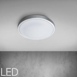 LED-Deckenleuchte Libra Alufarben, Weiß