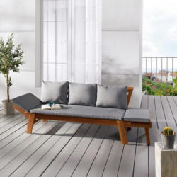 MODERN LIVING Relaxliege Relax inkl. Kissen Akaziefarben, Hellgrau