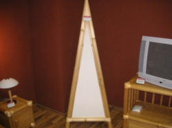Stehlampe aus Bambus