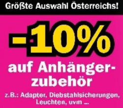-10% auf PKW-Anhängerzubehör