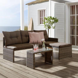 MODERN LIVING Loungegarnitur Ine Braun, Dunkelbraun