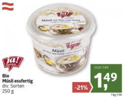 Ja! Natürlich Bio Müsli essfertig