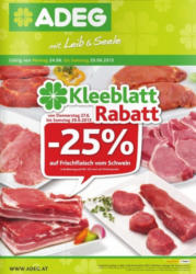 -25% auf Frischfleisch vom Schwein