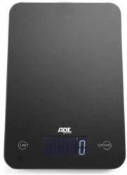 ADE Digitale Glas-Küchenwaage schwarz