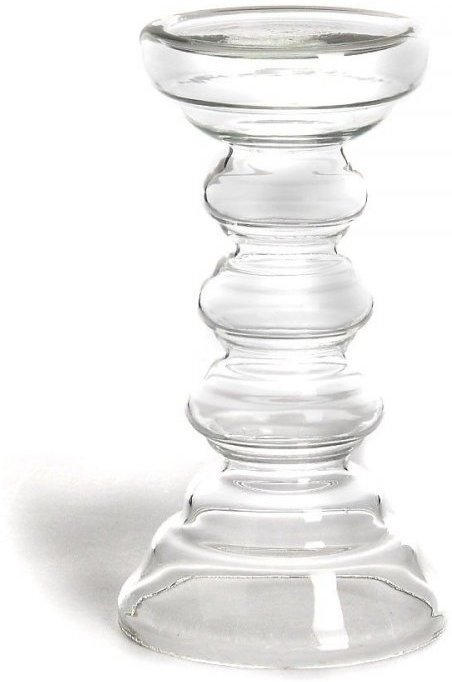 Kerzenhalter Glas klar ca. H21 cm für nur € 6,99 statt € 8,99 ️ Online