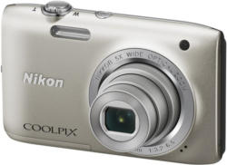 Nikon Coolpix S2800 silber+schwarz komplett