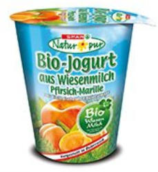 SPAR Natur*pur Bio-Jogurt Erdbeer-Rhabarber