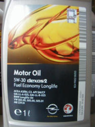 4 Liter MOTORÖL org. OPEL 5W30 dexos 2