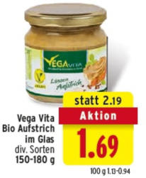 Vega Vita Bio Aufstrich im Glas