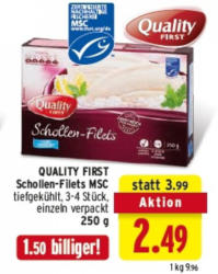 QUALITY FIRST Schollen-Filets MSC