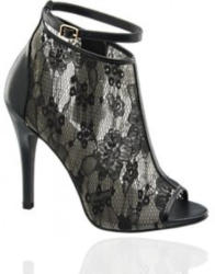 Catwalk Spitzen Hochfront Pumps