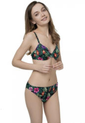 Oberteil mit Reifen, ungefüttert, große Größen Tropic Wave Grün-Bunt