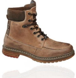 AM SHOE Leder Schnürboots
