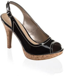 Blue Cox Lack-Sandalette