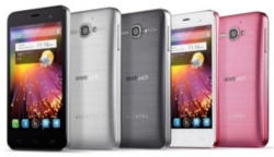 Alcatel One Touch 6010D Star dunkelgrau, pink oder silber