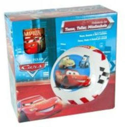 Cars Frühstücksset 3-teilig Porzellan