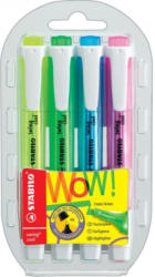 STABILO Leuchtmarker "Swing Cool" im Etui 4 Stück mehrere Farben