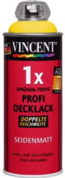 Vincent Profi Decklack seidenmatt, silbergrau 400 ml