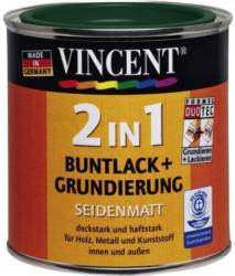 Vincent 2in1 Buntlack moosgrün 0,375 L