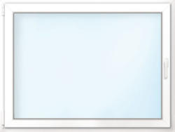 Fenster »PVC 70/3« weiß/weiß Anschlag links 100x75 cm