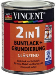Vincent 2in1 Buntlack lichtgrau 0,125 L