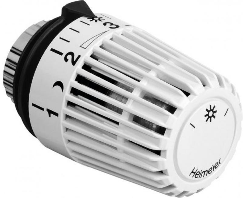 HEIMEIER Thermostatkopf Schwarz RAL 9005 - Heizkörper Thermostat 6-28°C Frostsicher