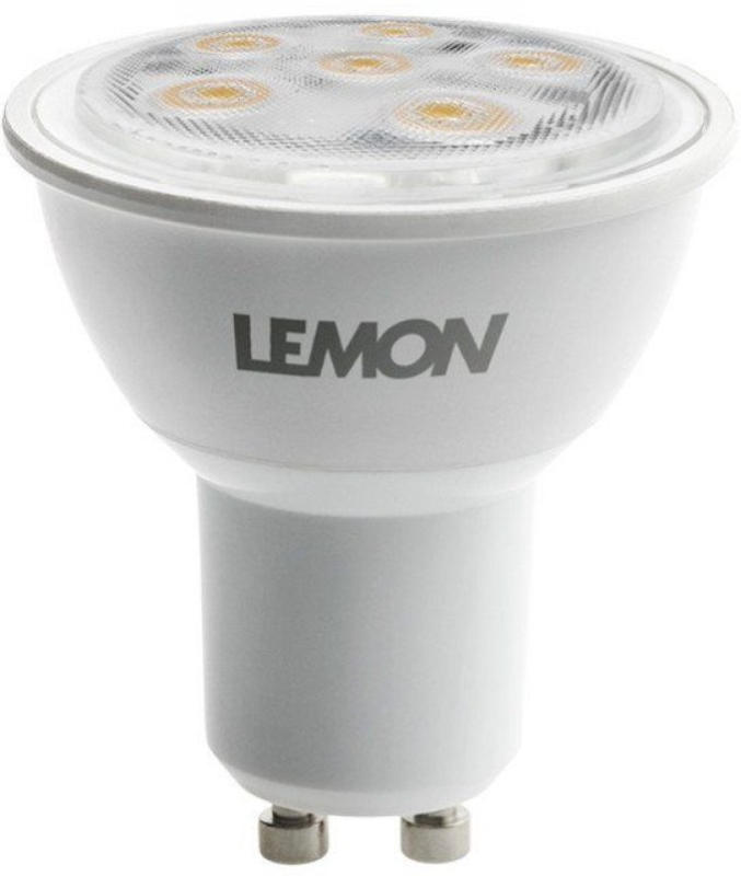 Lemon LED-HV-Spot 6W GU10 40° dimmbar 400lm 2700K Lebensdauer 25.000h Ersatz f. 35W