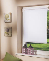 Rollo fix montiert (60x160, weiß)