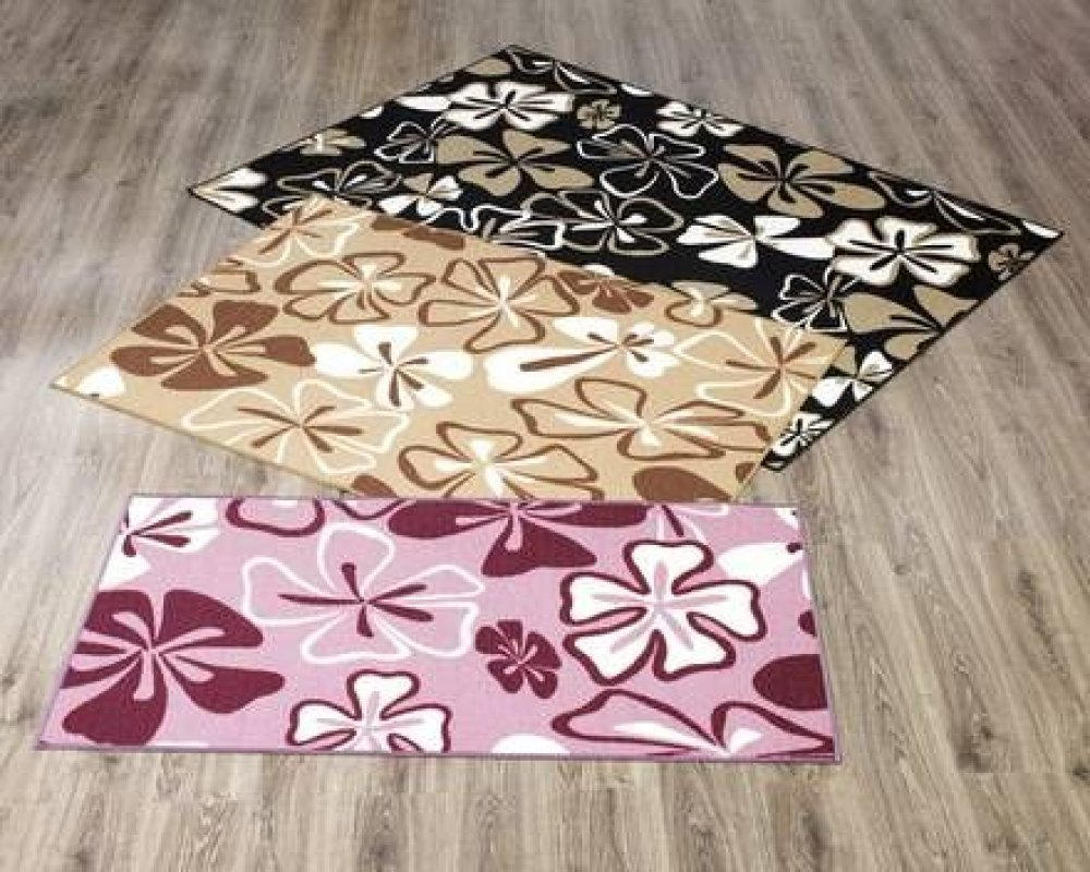 Teppich Flower Schwarz Nur 29 99 Danisches Bettenlager