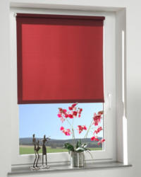 Rollo fix montiert (100x160, rot)