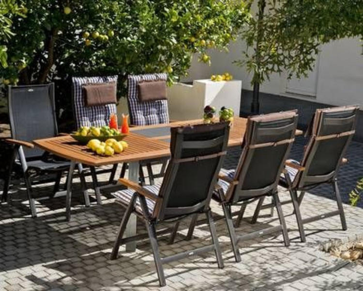Gartenset »Kingston/Sun Garden Prestige« (6 Stühle, anthrazit) ️ Online