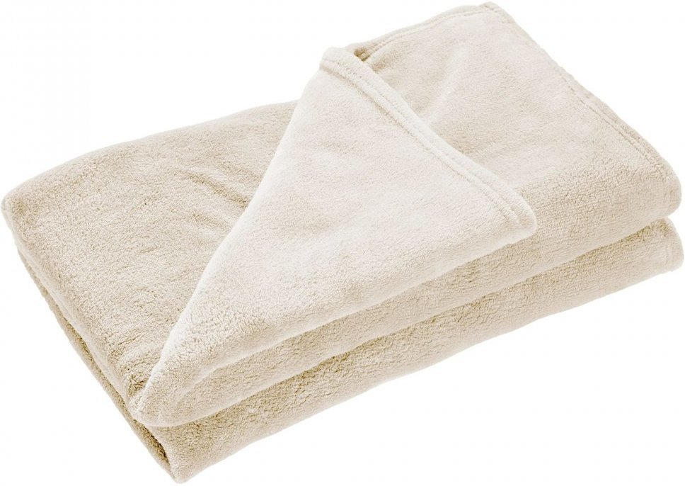 Microfaser Kuscheldecke (140x200, creme) nur € 8,88 statt ...