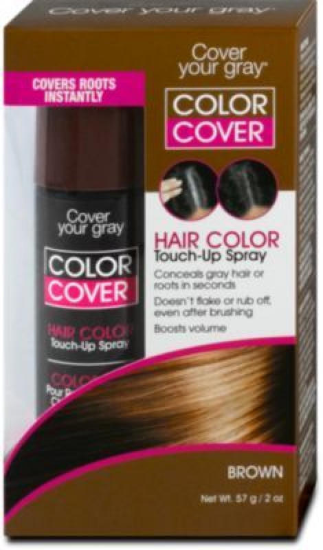 Cover your gray Hair Color Touch-Up Spray Grauhaarabdeckung -Braun für Damen