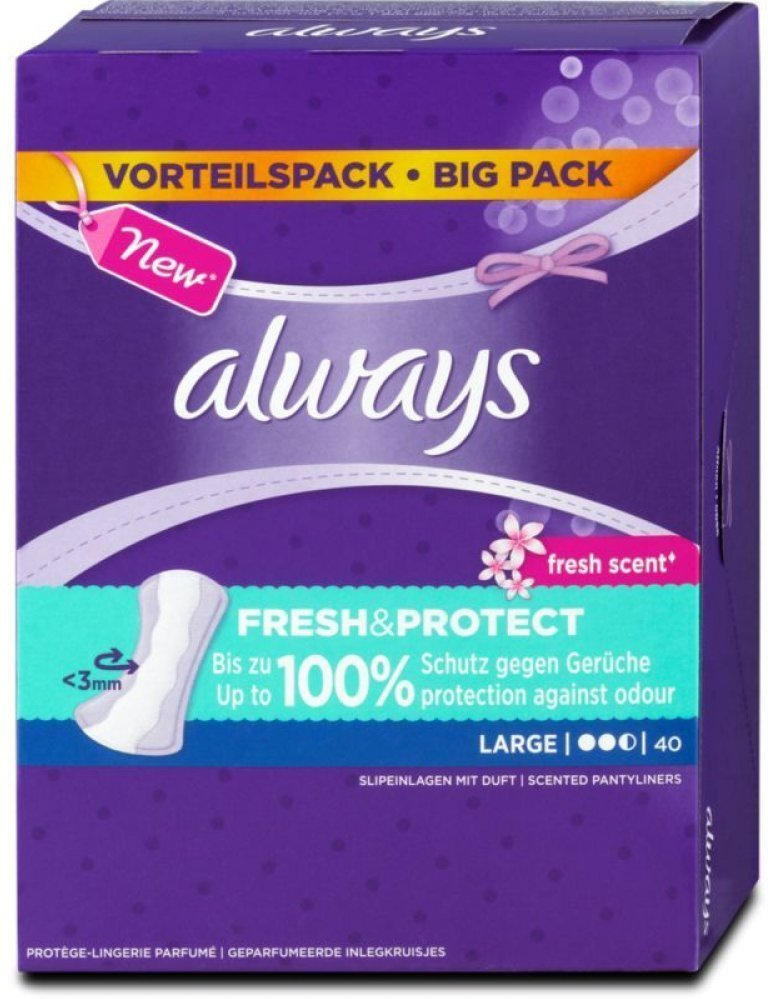 Always Slipeinlage Large Fresh And Protect Vorteilspack Für Damen ️ Online Von Dm Drogerie Markt 2860