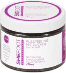 SheFoot Fusspeeling mit Zucker und Kokos