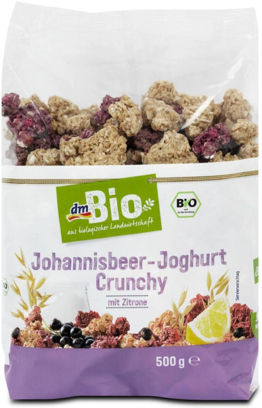 dmBio Müsli Johannisbeer &amp; Joghurt Crunchy ️ Online von dm drogerie ...