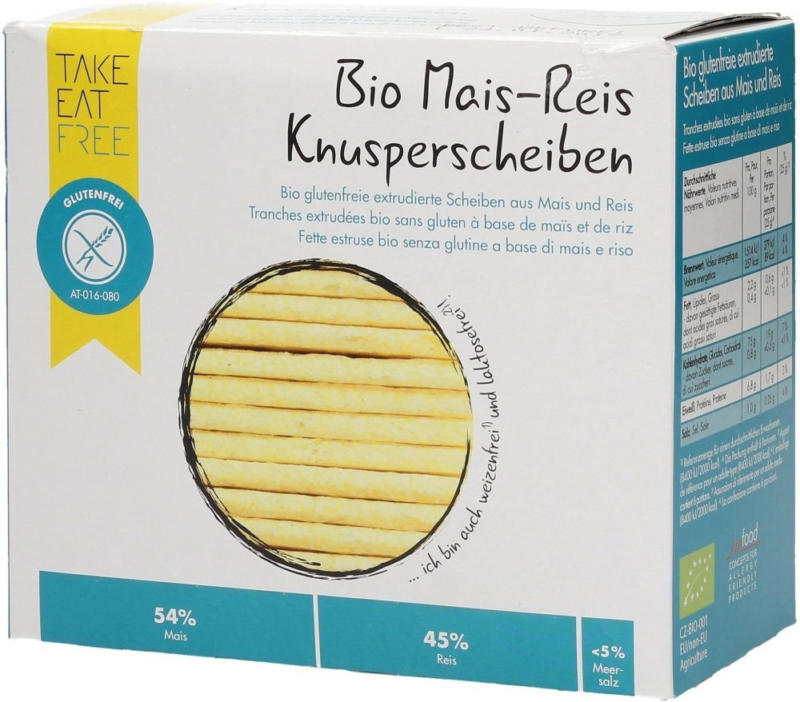 1+1 Gratis! Bio Mais-Reis Knusperscheiben
