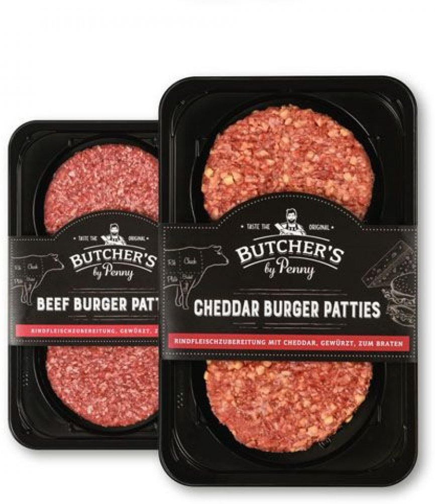 Butchers Burger Patties für nur € 1,99 statt € 2,49 ️ Online von PENNY