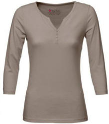 Henley-Kragen-Shirt