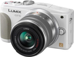 Panasonic DMC-GF6KEG-W System Kamera, LUMIX G VARIO Normalobjektiv, 16 Megapixel (3 Zoll) Display