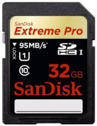 SanDisk SDHC Extreme Pro 32GB Class 10 UHS-I 95MB/Sec