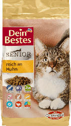 Dein Bestes Senior Trockenfutter für Katzen, reich an Huhn
