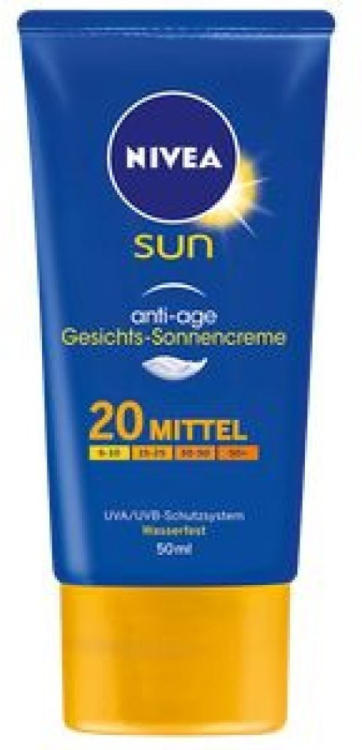NIVEA Sun anti-age Gesichts-Sonnencreme 50ml LSF 20 ️ Online von BIPA ...
