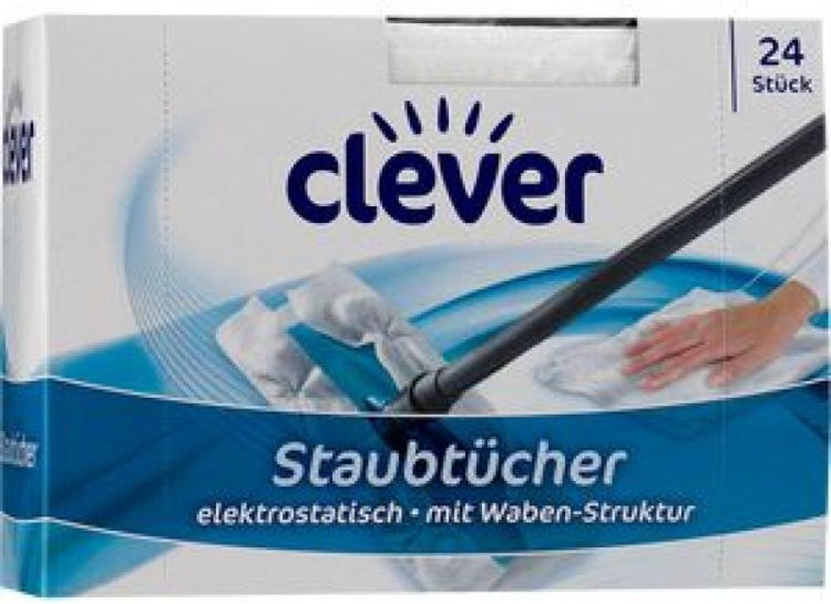 wogibtswas.at - clever statisches Staubtuch € 1,25 statt € 1,79 bei BIPA