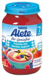 Früchte und Vanille-Joghurt