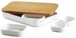 Bentobox Miko in Weiß/Natur