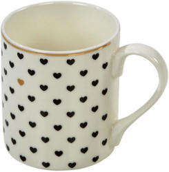 Kaffeebecher Lilly Schwarz, Weiß