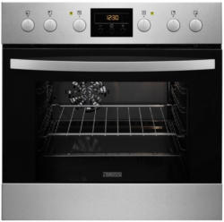 ZANUSSI Einbauherd Zanussi Zou25612xk, EEZ A Edelstahlfarben, Schwarz